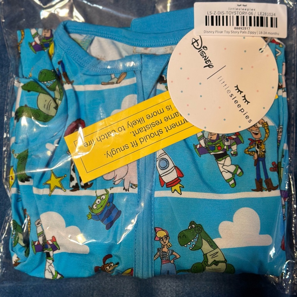 Little Sleepies Toy Story zippy 18-24mo